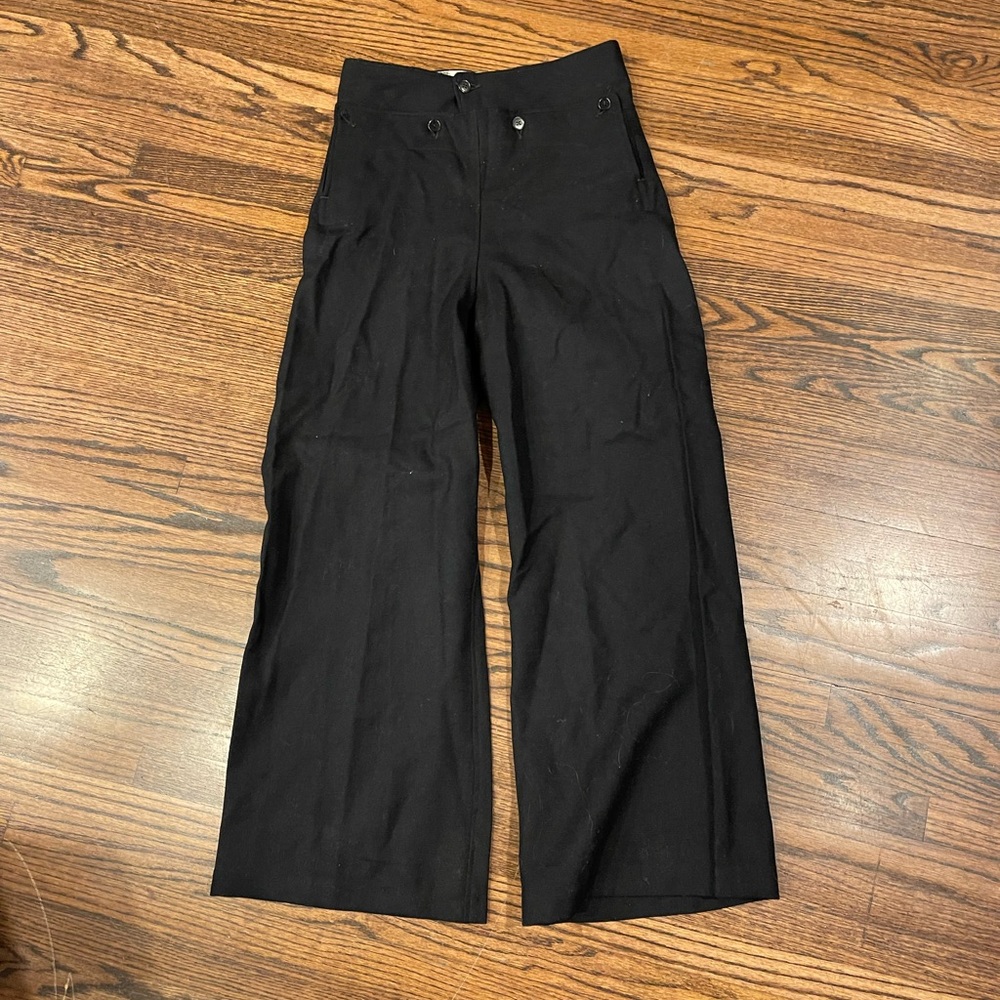 1940’s Australian Sailor Black Wool pants